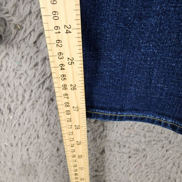 American Eagle Outfitters Jeans Mens 28x30 Dark Wash Stretch Low Rise Bootcut - Picture 6 of 16